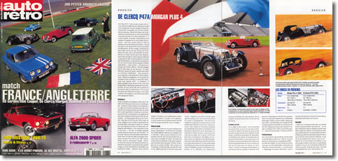 Article Auto-Rétro DE CLERCQ P47A n268